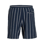 Jack&Jones men's striped shorts JPSTJAIDEN COBA STRIPE JOG SHORTS REG SN 12274413 SKY CAPTAIN/STRIPES Jack&Jones
