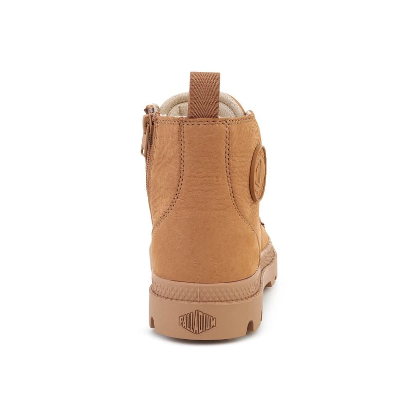 PALLADIUM PAMPA HI ZIP NBK 2 DEAR BROWN 74981-252