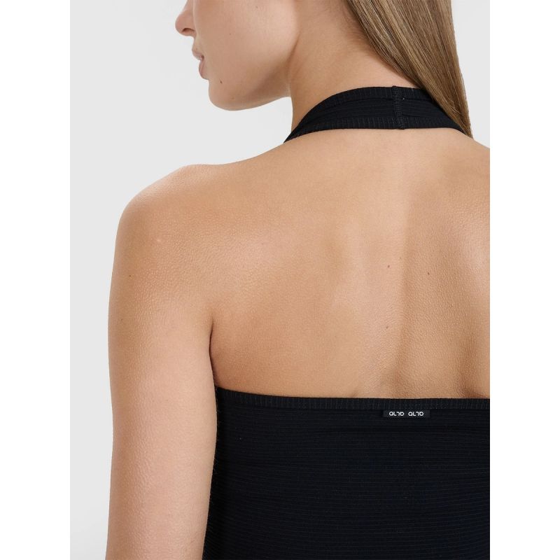 Women's slim crop top smooth 4F | Anna Lewandowska 4F 4FALSSS25TSLEF215-20S