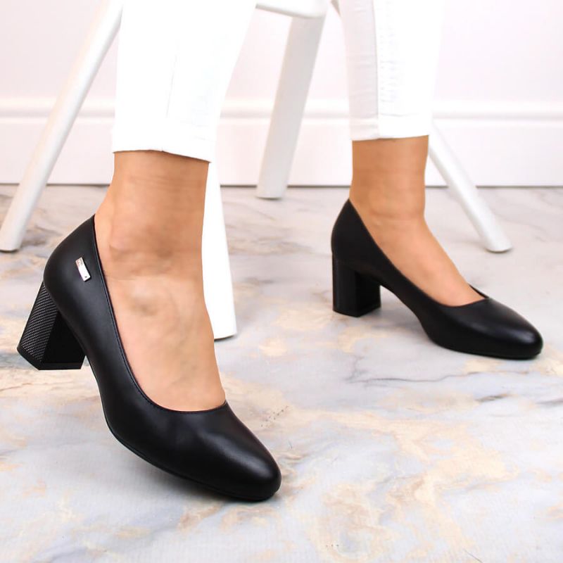 Pumps on a decorative post Sergio Leone W SK314A black Footwear/Lifestyle/Sergio Leone Your Sports Performance