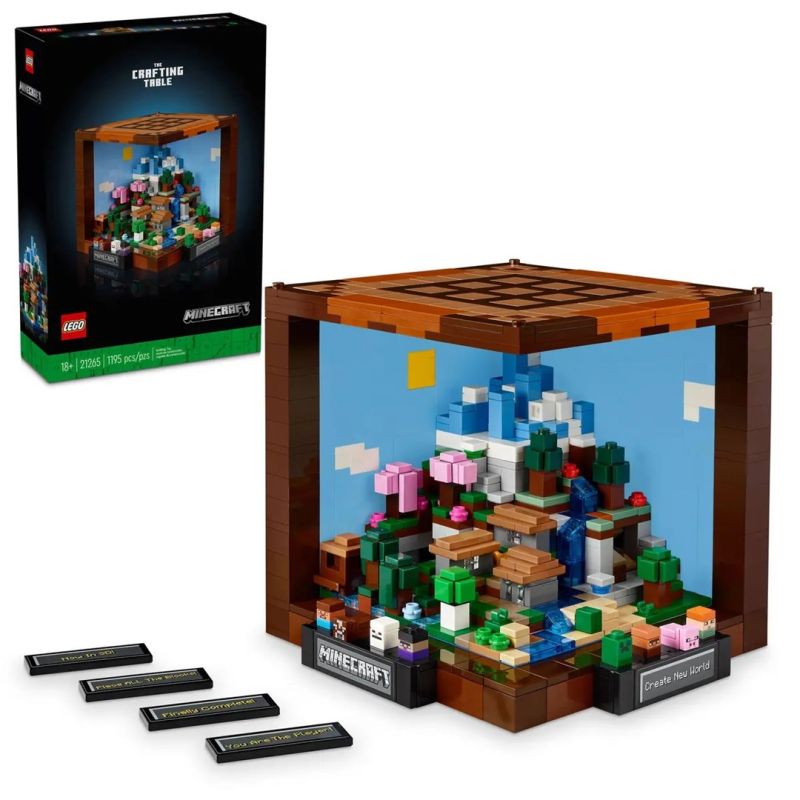 LEGO Minecraft 21265 Crafting Table Kid/Toys Your Sports Performance