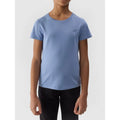 100% cotton plain girls' T-shirt 4F Junior *Kategoria tymczasowa Your Sports Performance