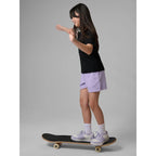 Girls' regular-fit plain T-shirt 4F 4FJRMM00TTSHF3553-20S