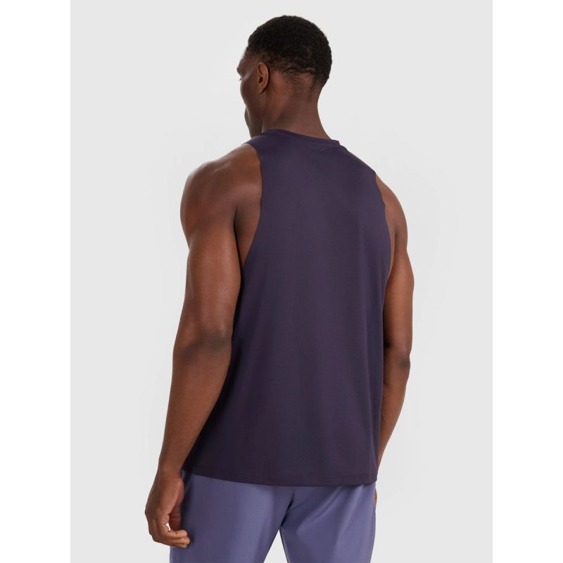 Men's quick-drying training tank top 4F 4FWAW25TFSLM554-30S