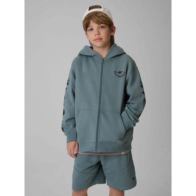 Boy's loose hooded sweatshirt 4F 4FJRSS26TSWSM3052-46S