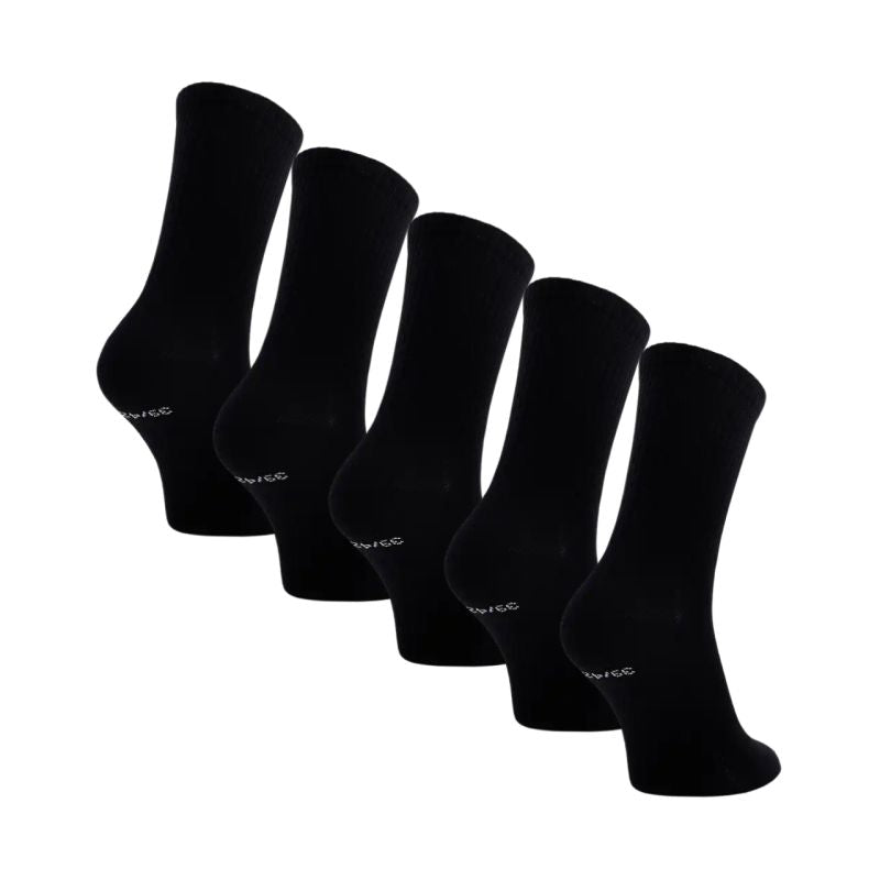 Men's socks 4F M481 5-pack deep black 4FWMM00USOCM481 20S
