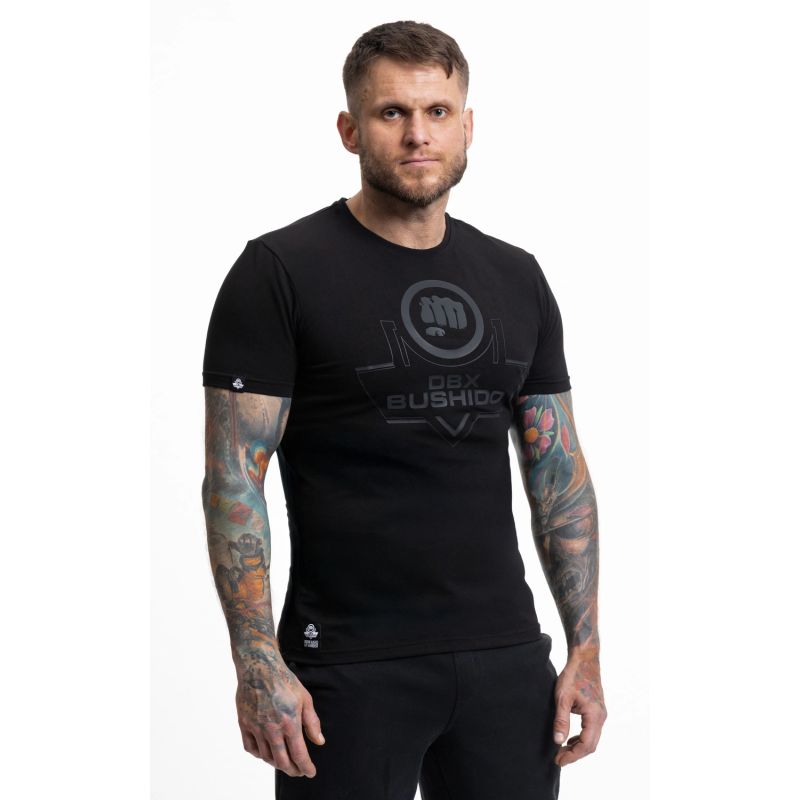 Premium cotton T-Shirt with the DBX Bushido logo ODZIEŻ - Koszulki treningowe Your Sports Performance