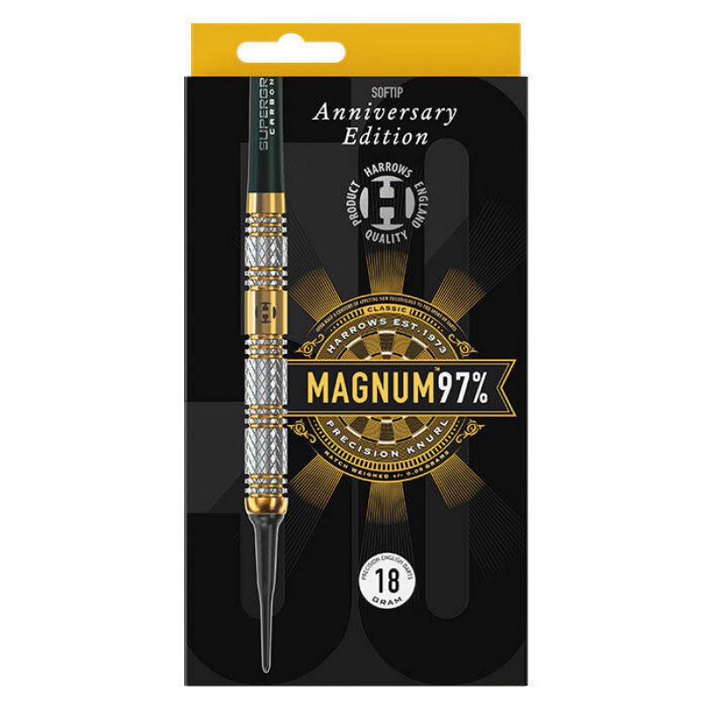 Harrows MAGNUM 97% 50th ANNIVERSARY EDITION softip darts In preparation Your Sports Performance