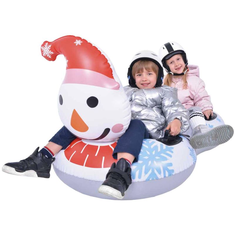 SLIDE INFLATABLE SLIDE FOR 2 PEOPLE SNOWMAN 138x74x80CM Accessories Your Sports Performance