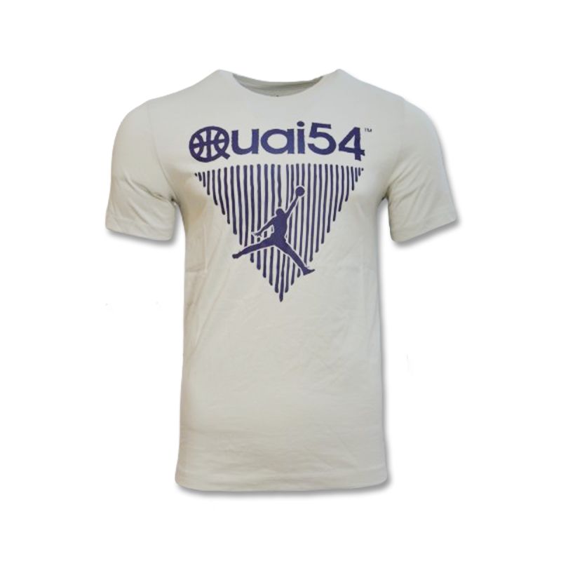 Air Jordan Quai 54 T-shirt Short Sleeve Crew Light Bone/Neutral Indigo - DV6290-072 AIR Jordan