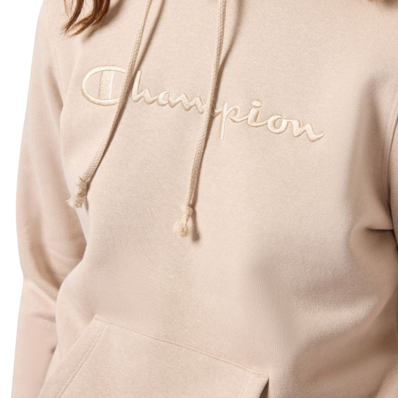 Champion Women's Hooded Sweatshirt Beige 118379 MS099 Clothing Your Sports Performance
