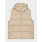 Women's quilted down vest with hood 4F 4FWAW24TVJAF141-83S *Kategoria tymczasowa Your Sports Performance