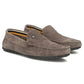 Men's leather moccasin shoes in taupe suedeFilippo MP923 Filippo