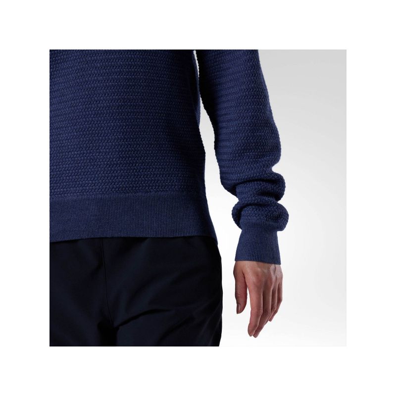 ROSSIGNOL Women's Sweater W Knitted V Neck Navy Blue