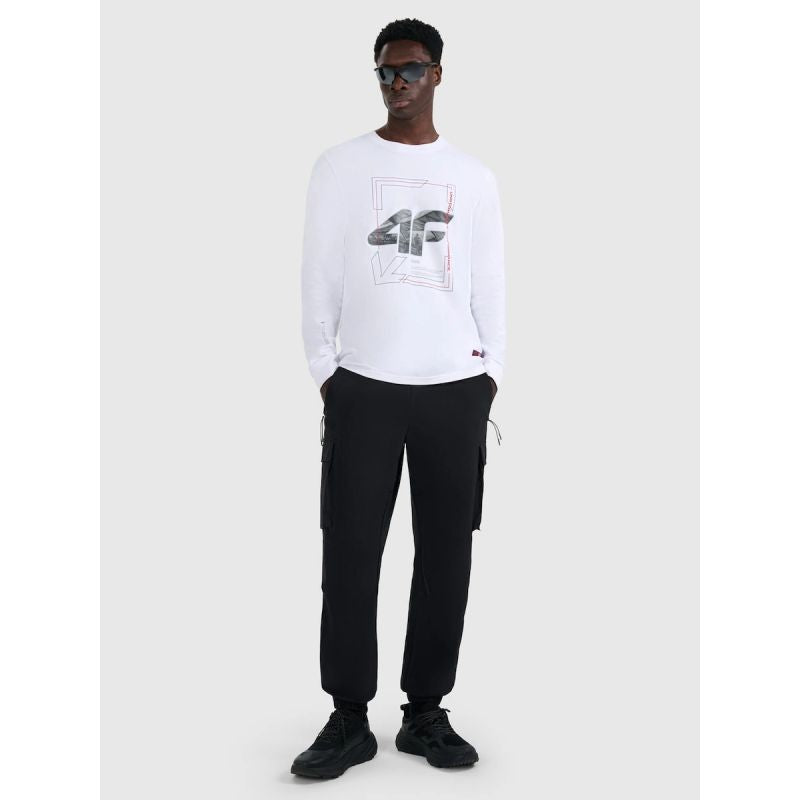 Men's longsleeve regular with print 4F 4FRAW25TLONM606-10S 4f