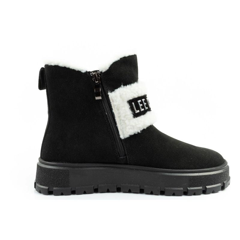Lee Cooper women's boots winter boots fashionable sheepskin insulated leather Lee Cooper