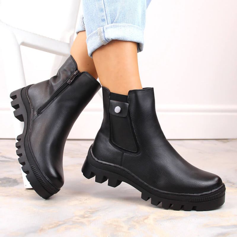 Potocki W WOL186 insulated ankle boots with a pocket, black Footwear/Outdoor/Potocki Your Sports Performance