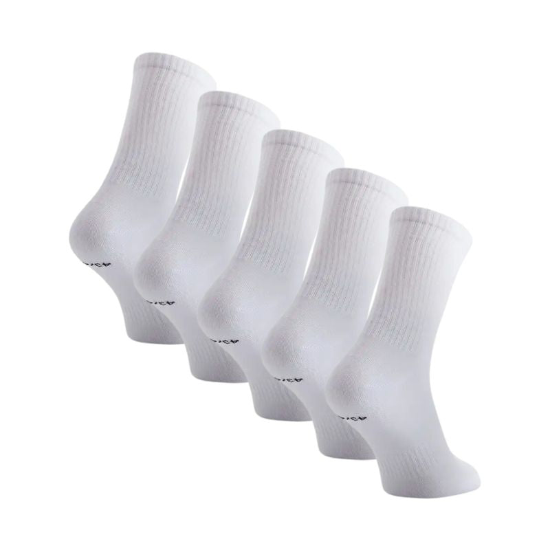 Men's socks 4F M481 5 pack white 4FWMM00USOCM481 10S