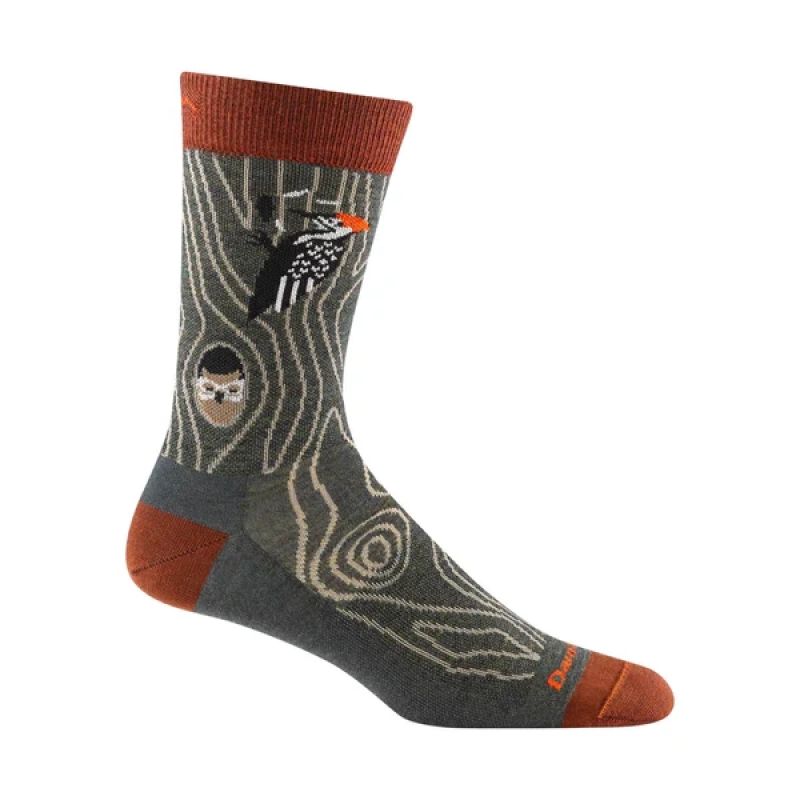 Darn Tough Sunset Ridge Micro Crew Lightweight Hiking Socks 6111-N-7009 Forest In preparation Your Sports Performance