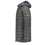 Geographical Norway men's jacket AMIGOMAP LONG HOOD DB DGREY MEN 233 DARK GRAY (WZ5086H/GN-GRIS FONCÉ) Geographical Norway