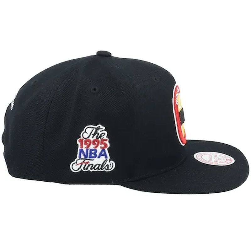 Mitchell &amp; Ness NBA Houston Rockets Top Spot Snapback Hwc Rockets Cap HHSS2976-HROYYPPPBLCK Clothing/Basketball/Mitchell & Ness Your Sports Performance