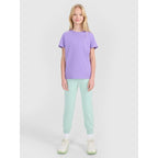Girls' regular printed T-shirt 4F 4FJWSS25TTSHF2176-51S 4f