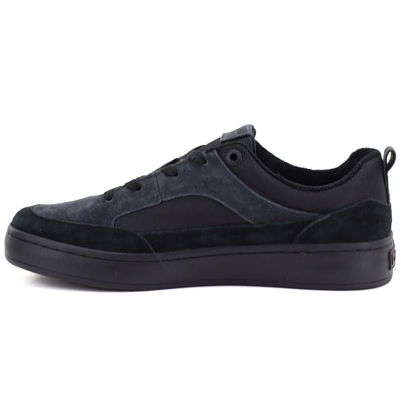 Men's casual leather sneakers, black, Big Star UU174118