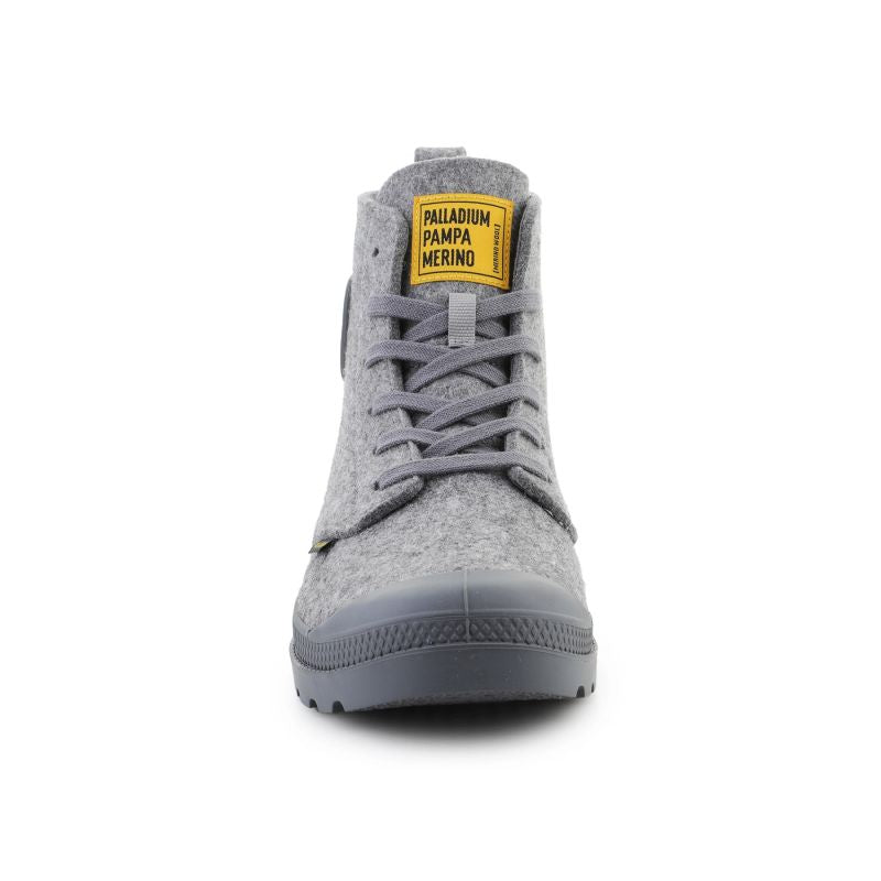 Palladium Pampa Hi Merino shoes 74377-027-M Gray Footwear/Lifestyle/Palladium Your Sports Performance
