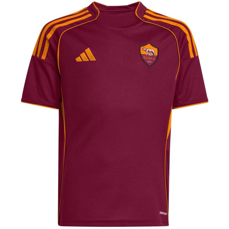 adidas AS Roma 25/26 Home burgundy kids' jersey JX2613 Clothing Your Sports Performance
