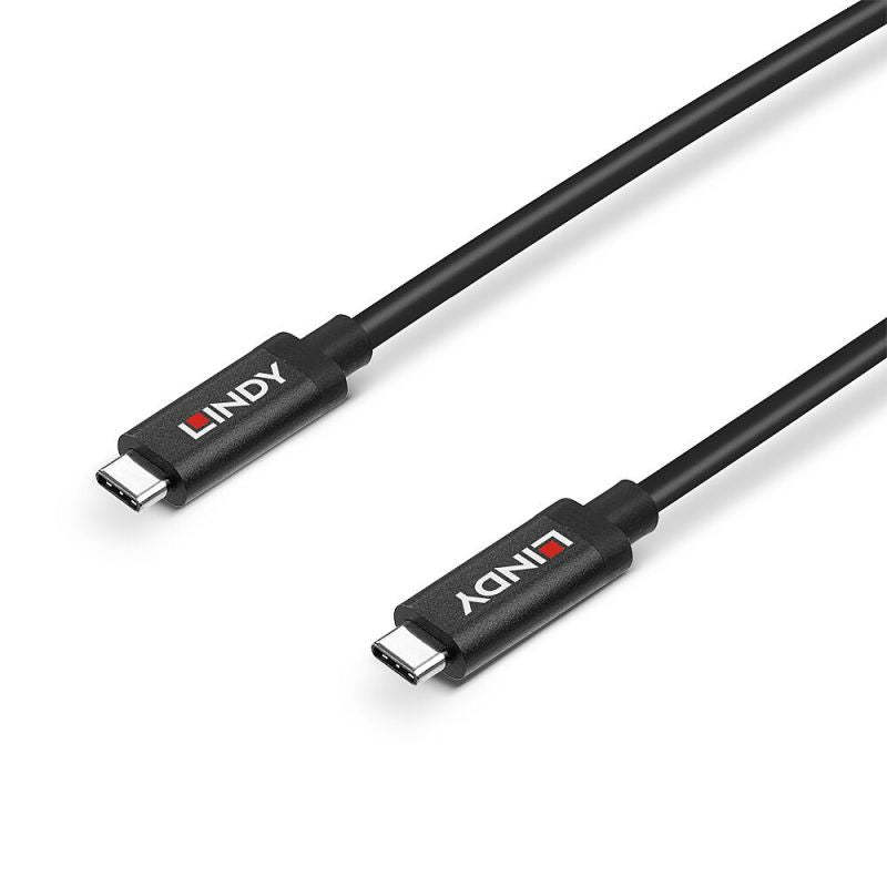 Lindy 43348 USB Cable USB 3.2 Gen 2 (3.1 Gen 2) 3m USB C Black Kable i adaptery/Kable USB Your Sports Performance