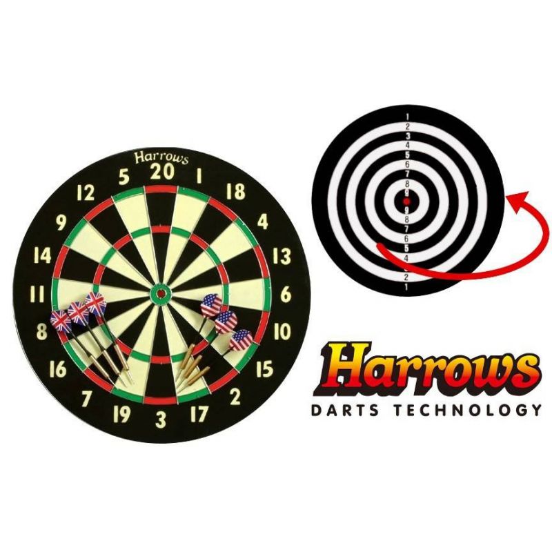 Harrows Champion Family Paper Dart Game double-sided HS-TNK-000013077 Accessories/Sports facilities equipment Your Sports Performance