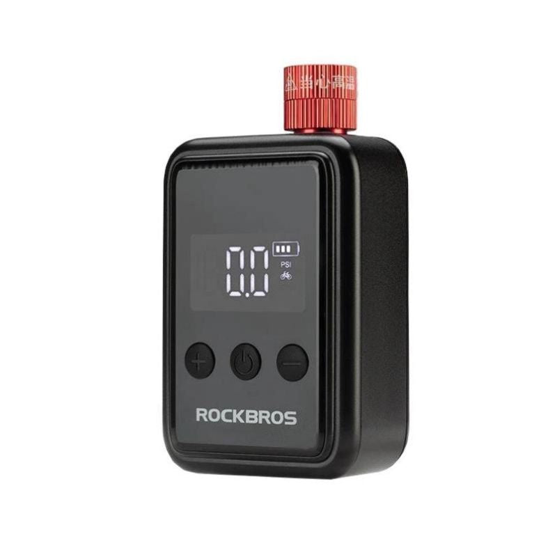 Rockbros electric pump with display, black Rockbros/Akcesoria Rowerowe/Pompki Rowerowe Your Sports Performance