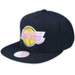 Mitchell & Ness NBA Los Angeles Lakers Top Spot Snapback Hwc Lakers Cap HHSS2976-LALYYPPPBLCK Clothing/Basketball/Mitchell & Ness Your Sports Performance
