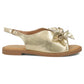 Women's gold flower sandals Filippo DS7891