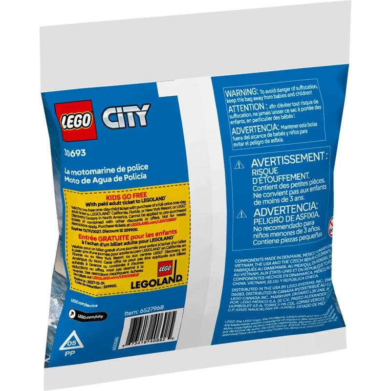 LEGO City 30693 Police Jet Ski In preparation Your Sports Performance