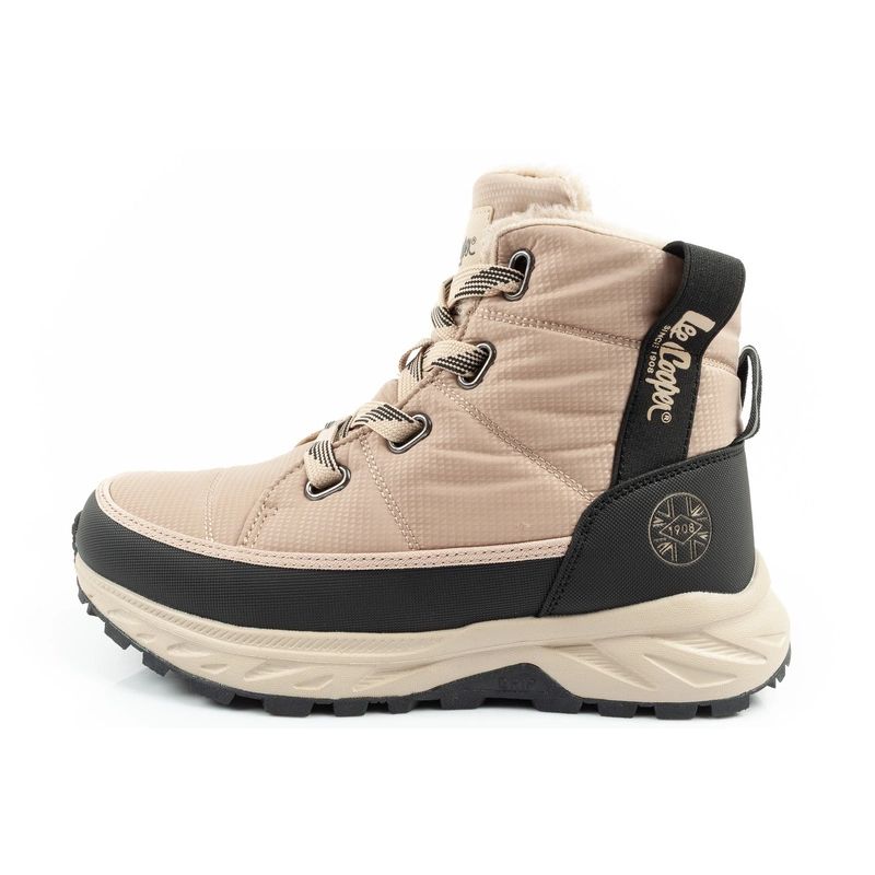Lee Cooper women's winter hiking shoes, insulated, beige, black Lee Cooper