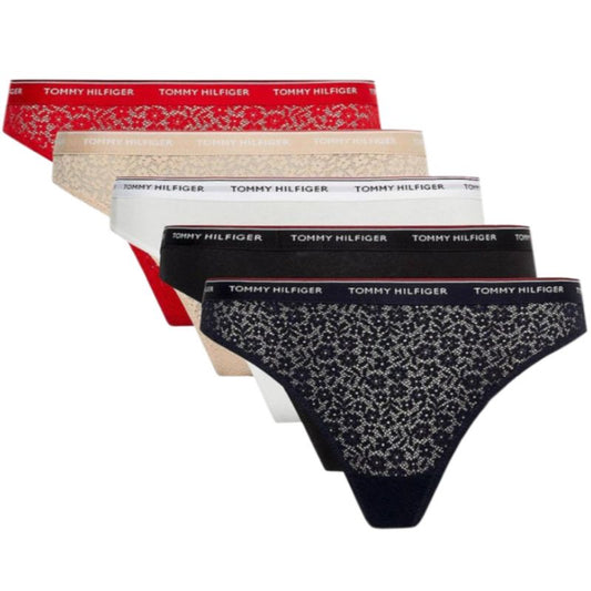 Tommy Hilfiger 5-Pack Thong Underwear W UW0UW04995 Clothing/Lifestyle/Bielizna damska Tommy Hilfiger