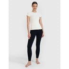 Women's quick-drying yoga and pilates t-shirt 4F 4FWSS25TFTSF1270-11S Clothing Your Sports Performance