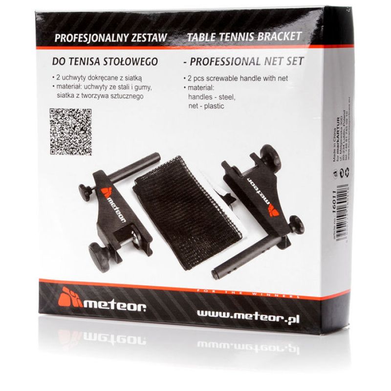Table tennis net Meteor 16011 black Accessories/Sports facilities equipment Your Sports Performance