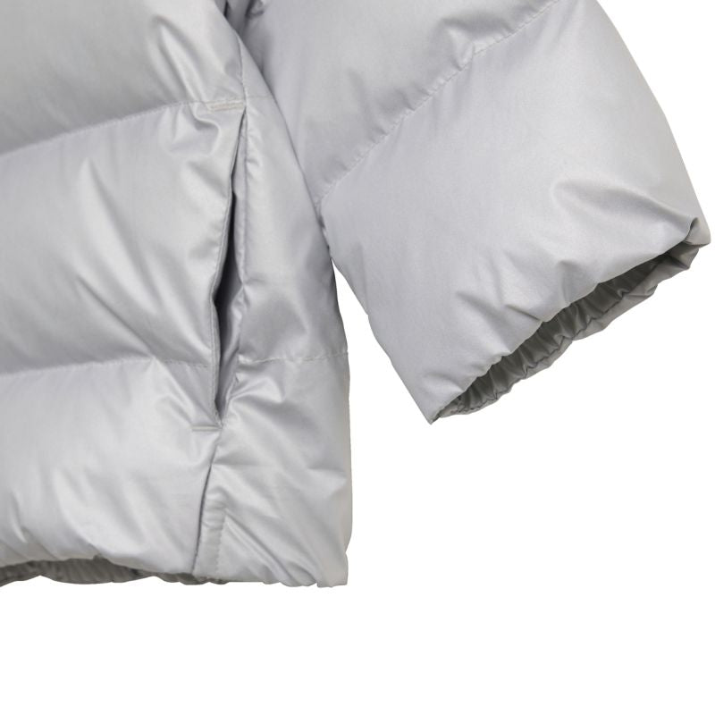 Adidas Synthetic Down Glam Silver Kids Jacket JM8870 In preparation Adidas