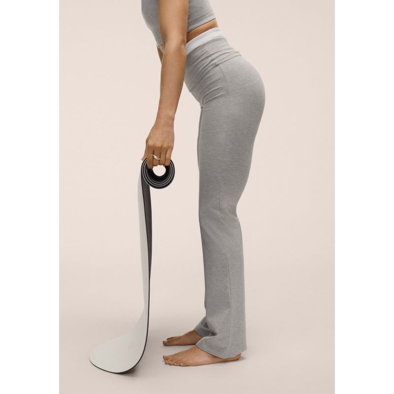 CASALL Sublime Folded Flare Pants for Women, Gray