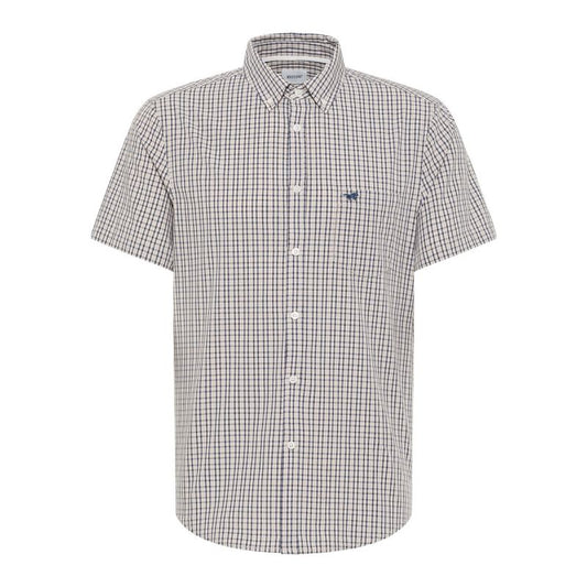 Mustang Collin Mini Check M Shirt 1013857-12447 Clothing/Lifestyle/T-shirts/Mustang Your Sports Performance