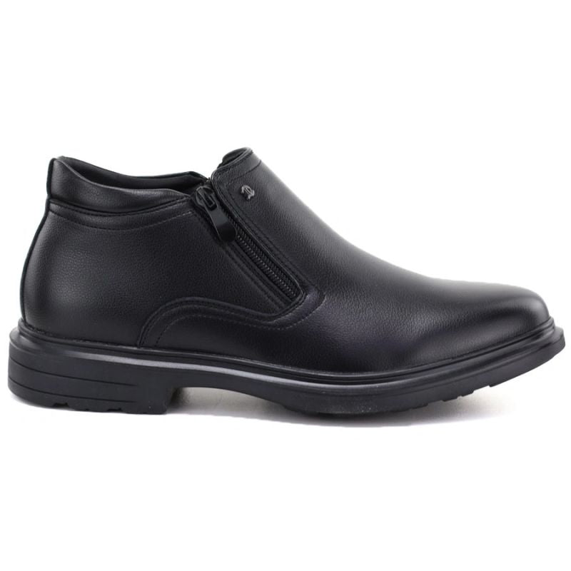 Men’s Black Zip-Up Ankle Boots McKeylor 85229
