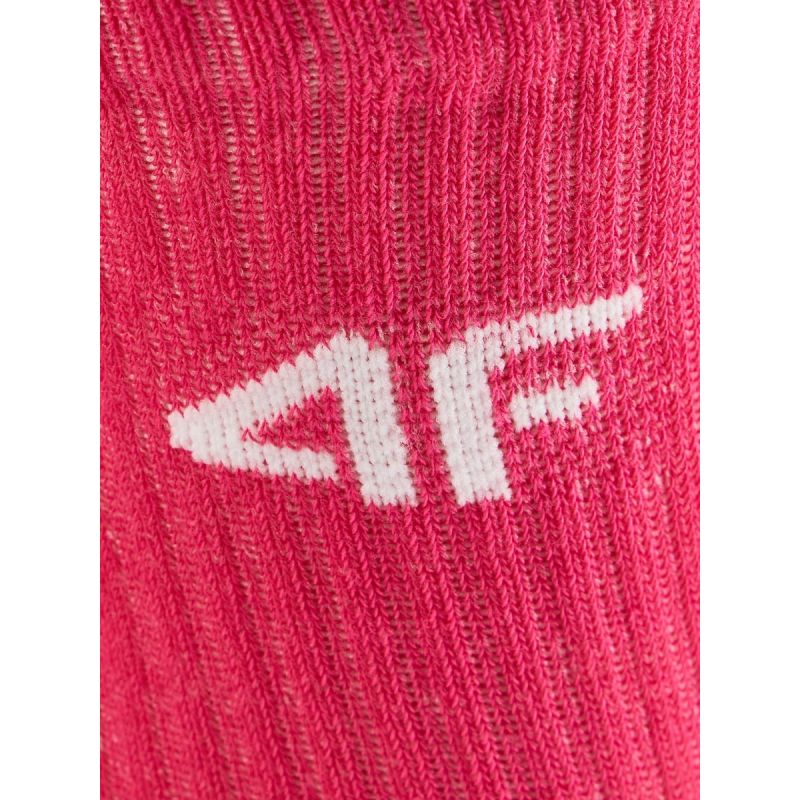 Girls’ Long Socks (4-Pack) 4F 4FJRAW26USOCF1010-91S