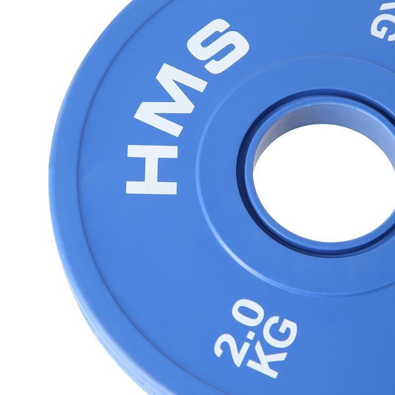 Olympic Bumper Plate 2x2kg Blue HMS CBRS20 In preparation Your Sports Performance
