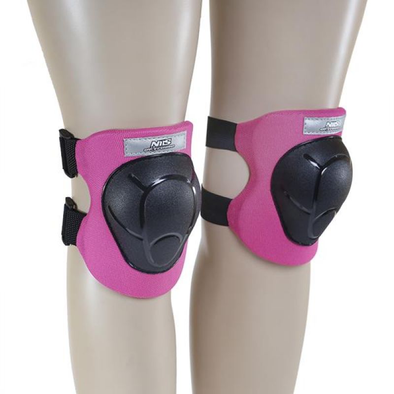 Protectors set Nils Extreme black and pink H210 size L Accessories/Protectors and knee pads Your Sports Performance