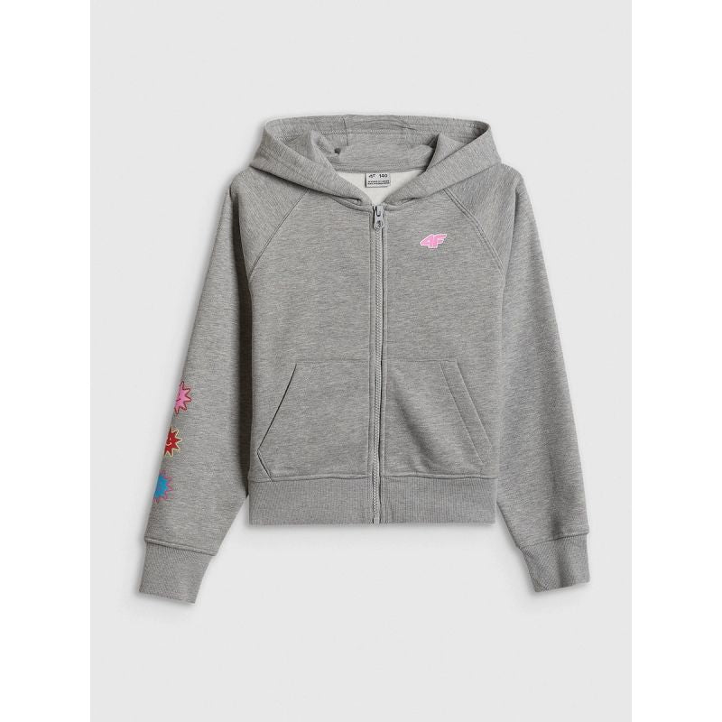 Girls’ Regular-Fit Hooded Sweatshirt 4F 4FJRSS26TSWSF2811-25M