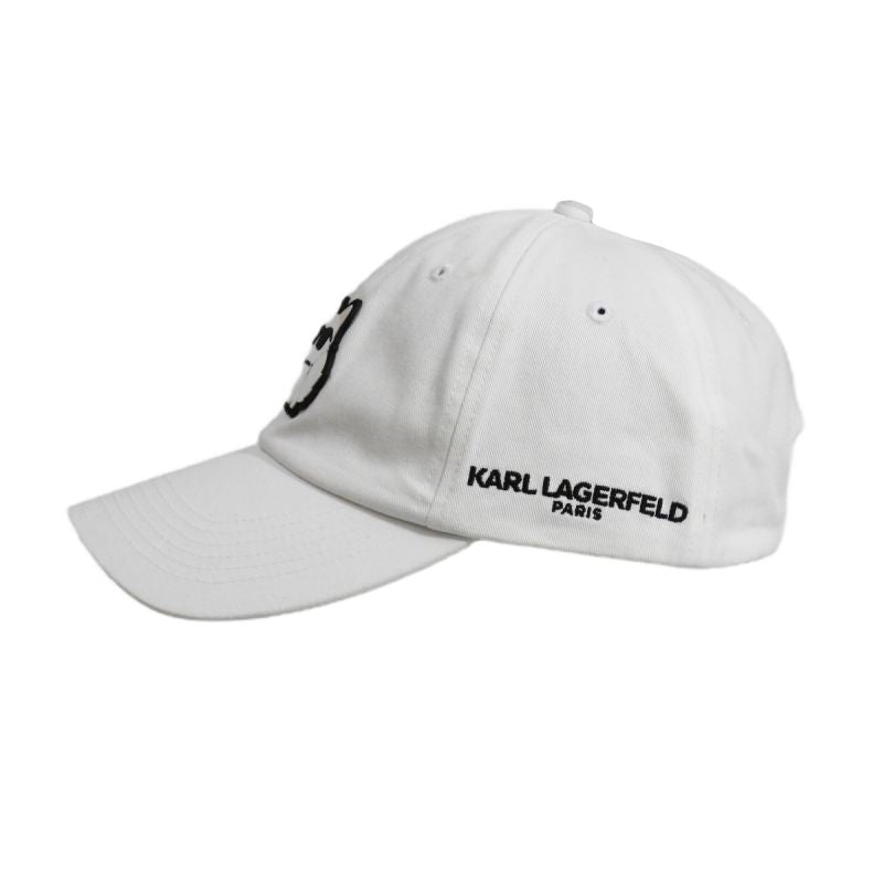 Karl Lagerfeld Paris Choupette Strapback Cap White – L5WH7944 wht