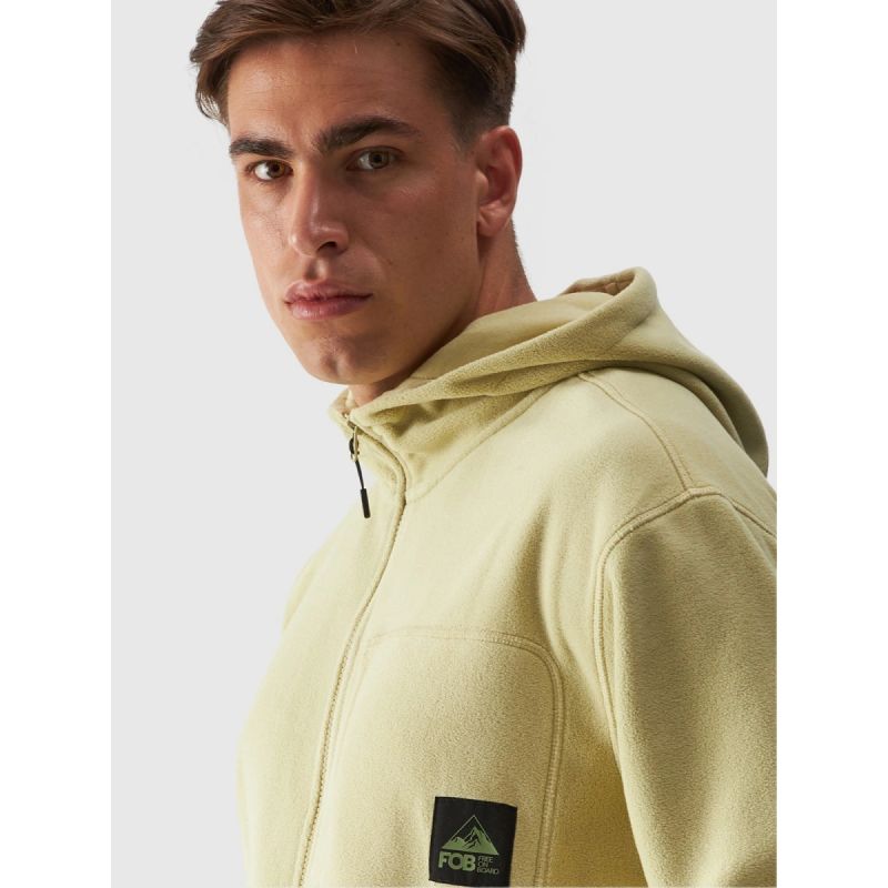 Men's oversize hooded fleece 4F 4FWAW24TFLEM252-44S *Kategoria tymczasowa Your Sports Performance