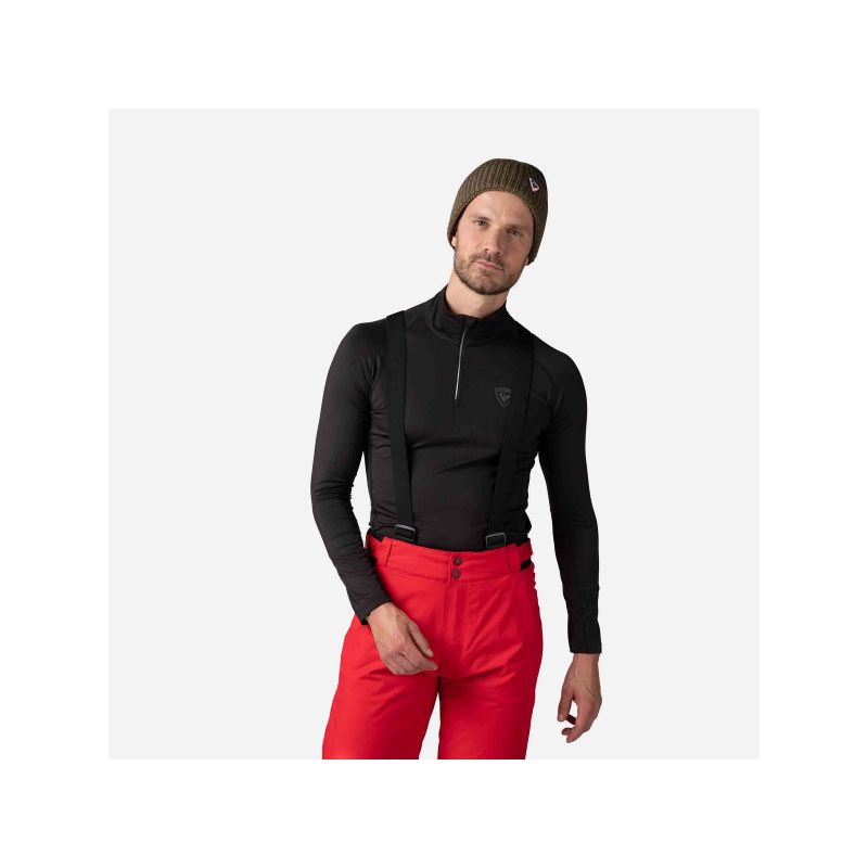 Rossignol Classique 1/2 Zip T-shirt black Import z PMSport Your Sports Performance